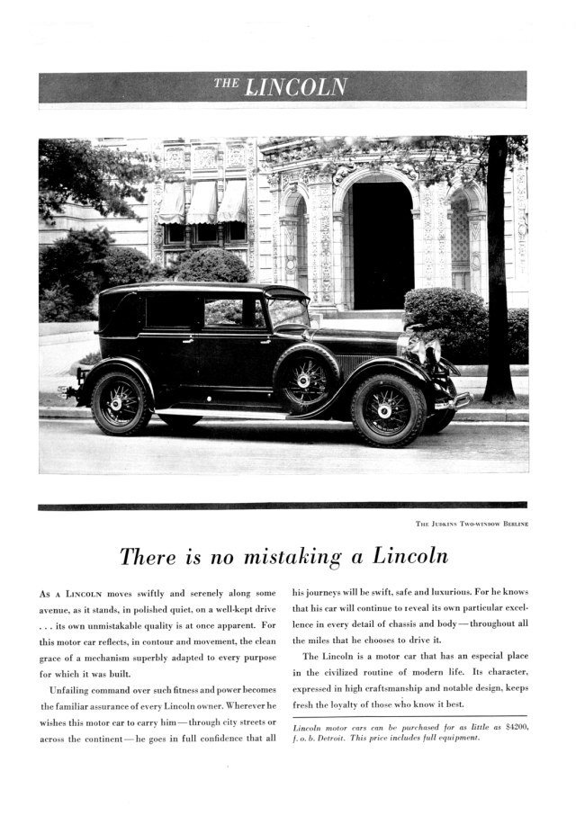 1930 Lincoln 9